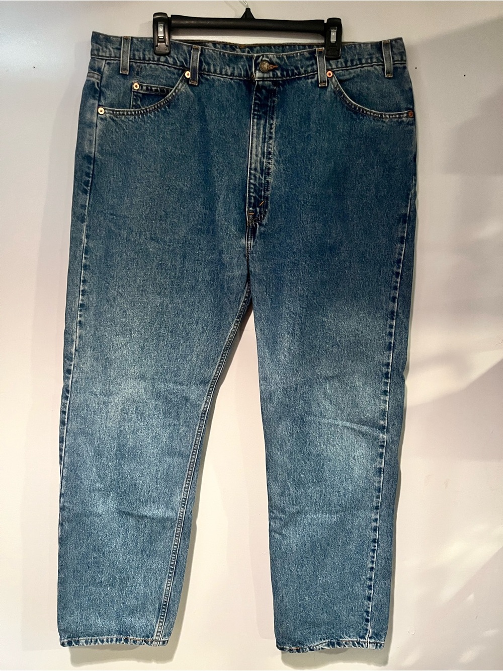 90's orange tab Levi's Men's Medium Blue Straight Jeans